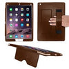 iPad Pro Case 12.9 - Brown Zippered PU Folio