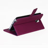 Executive Leather Wallet Case For Samsung Galaxy Note 3 - Purple