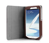 KHOMO ® Brown 3 Fold Leather Cover Case Folio with stand for Samsung Galaxy Note 8.0