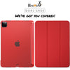 iPad Pro 11 Case 2nd Generation 2020 - Dual Hybrid See Through Series - Supports Pencil Charging - Red