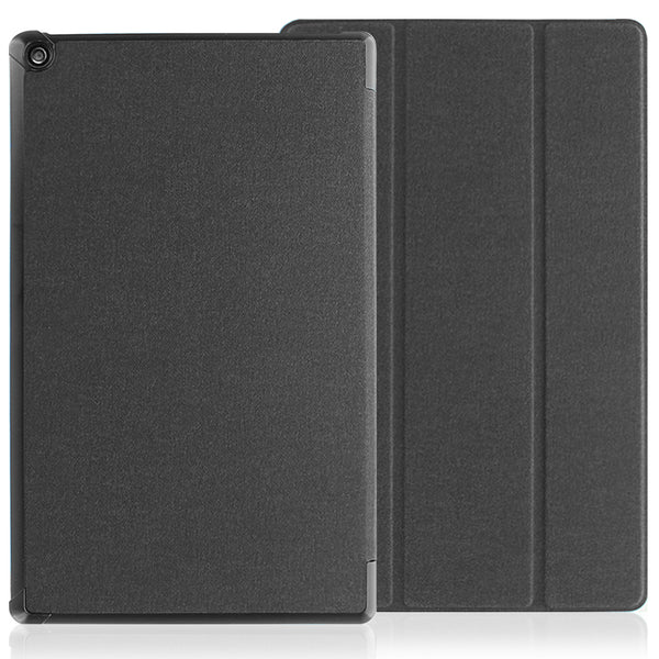 Dual Case For Amazon Kindle Fire HD 10 Tablet (7th Generation, 2017 Release) - Slim Folding Stand