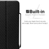 Dual Case Cover With Pen Holder For Apple iPad Pro 11 Inch Super Slim Support Pencil Charging - Carbon Fiber