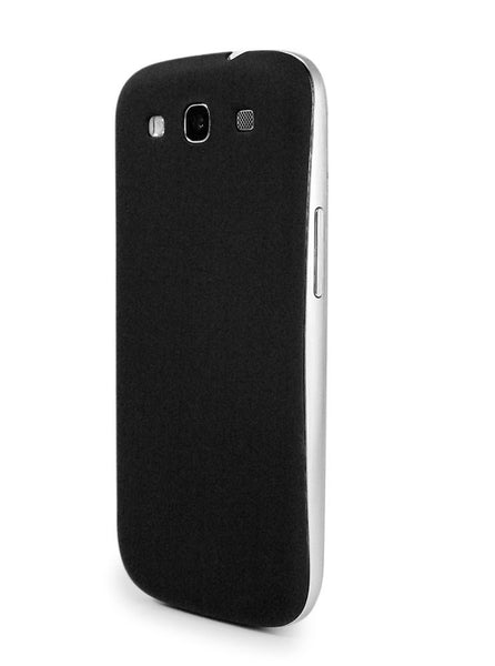 Black Rubberized Texture Back Cover for Samsung Galaxy S3