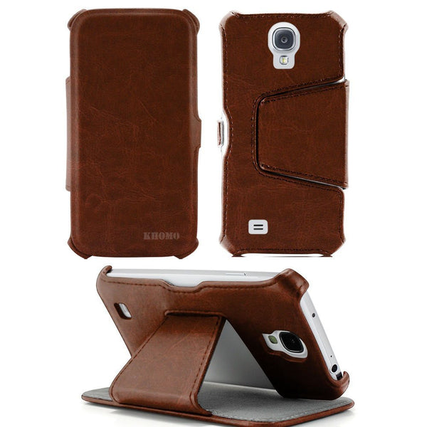 Hot Press Case For Samsung Galaxy S4 - Brown
