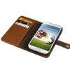 Wallet Case for Samsung Galaxy S4 - Brown