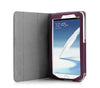 KHOMO Purple 3 Fold Leather Cover Case Folio with stand for Samsung Galaxy Note 8.0