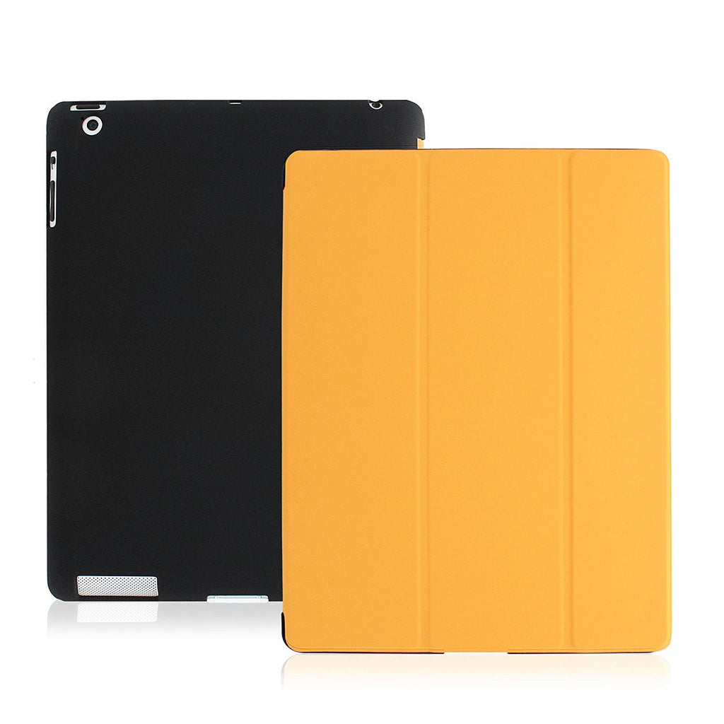 Dual Protective Case Cover For iPad 2nd 3rd 4th Gen. Orange & Black