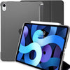 iPad Air 4 Case 10.9-inch 2020 - Dual Series - See Through - Supports Apple Pen Charging - Black