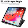 Origami Dual Case Cover For Apple iPad Pro 11 Inch See Through Horizontal & Vertical Display - Black