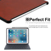 Companion Cover Case For Apple iPad Pro 10.5 Inch With Pen Holder Leather Brown