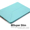 Dual ORIGAMI Case Cover For Apple iPad 9.7 (2017 & 2018) Ultra Slim Transparent Protector - Mint Green