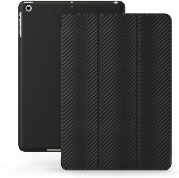 iPad 10.2 2019/2020 ( 7th & 8th Generation ) Case Dual Cover - Carbon Fiber Black