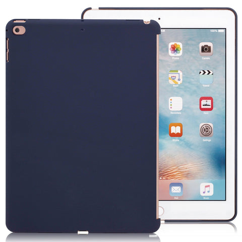 Companion Case Cover Super Slim Rubberized Back For Apple iPad 9.7 (2017 & 2018) - Midnight Blue