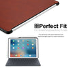 Case Cover Companion With Pen Holder For Apple iPad Pro 12.9 - Leather Brown