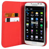 Wallet Case for Samsung Galaxy S4 - Red