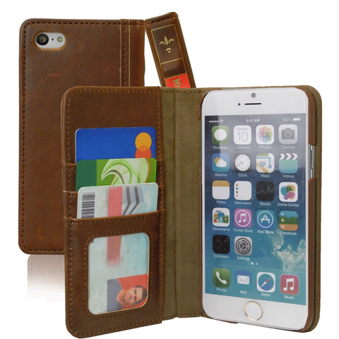Vintage Bookstyle Case For iPhone 6 PLUS  - Brown