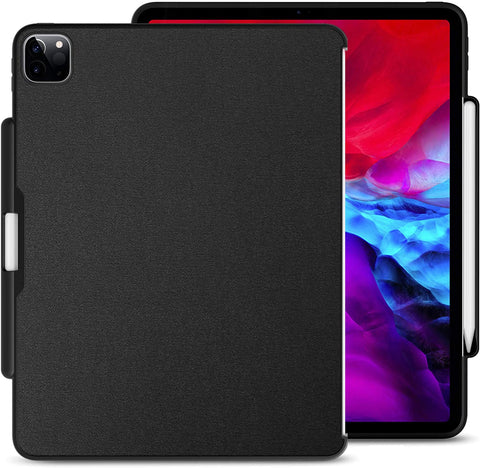 iPad Case Pro 12.9 Case 4th Generation 2020 - Back Cover Only - Charcoal