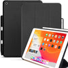 KHOMO  Apple iPad 10.2 2019/2020 ( 7th & 8th Generation ) Case with Pencil Holder - Dual Series - Cover - Black