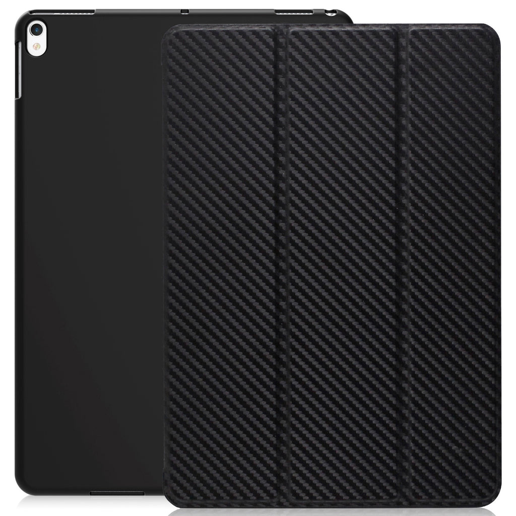 Dual Case Cover For Apple iPad Air 3 ( 2019 ) Super Slim With Smart Feature - Carbon Fiber