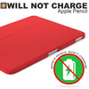 Dual Case Cover For Apple iPad Pro 11 Inch Super Slim With Rubberized Back & Smart Feature - Red