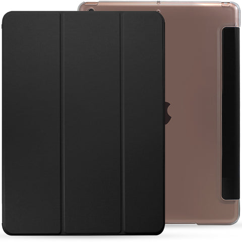 iPad 10.2 2019/2020 ( 7th & 8th Generation ) Case See Through Transparent Dual Cover - Black