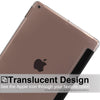 iPad 10.2 2019/2020 ( 7th & 8th Generation ) Case See Through Transparent Dual Cover - Black