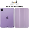 iPad Pro 11 Case 2nd Generation 2020 - Dual Hybrid See Through Series - Supports Pencil Charging - Purple