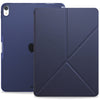 Origami Dual Case Cover For Apple iPad Pro 12.9 Inch 3rd Generation See Through Horizontal & Vertical Display - Navy Blue