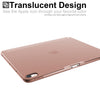Origami Dual Case Cover For Apple iPad Pro 12.9 Inch 3rd Generation See Through Horizontal & Vertical Display - Rose Gold