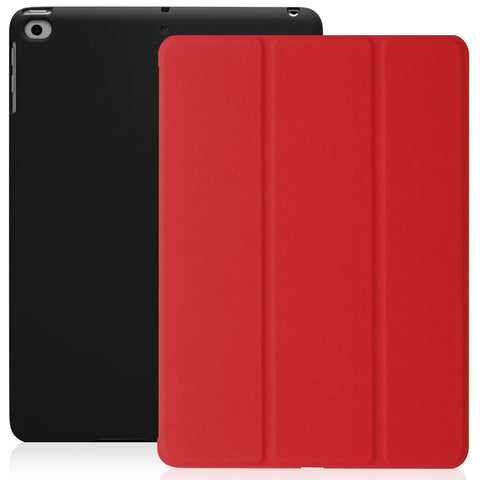 Dual Case Cover For Apple iPad 9.7 (2017 & 2018) - Red/Black