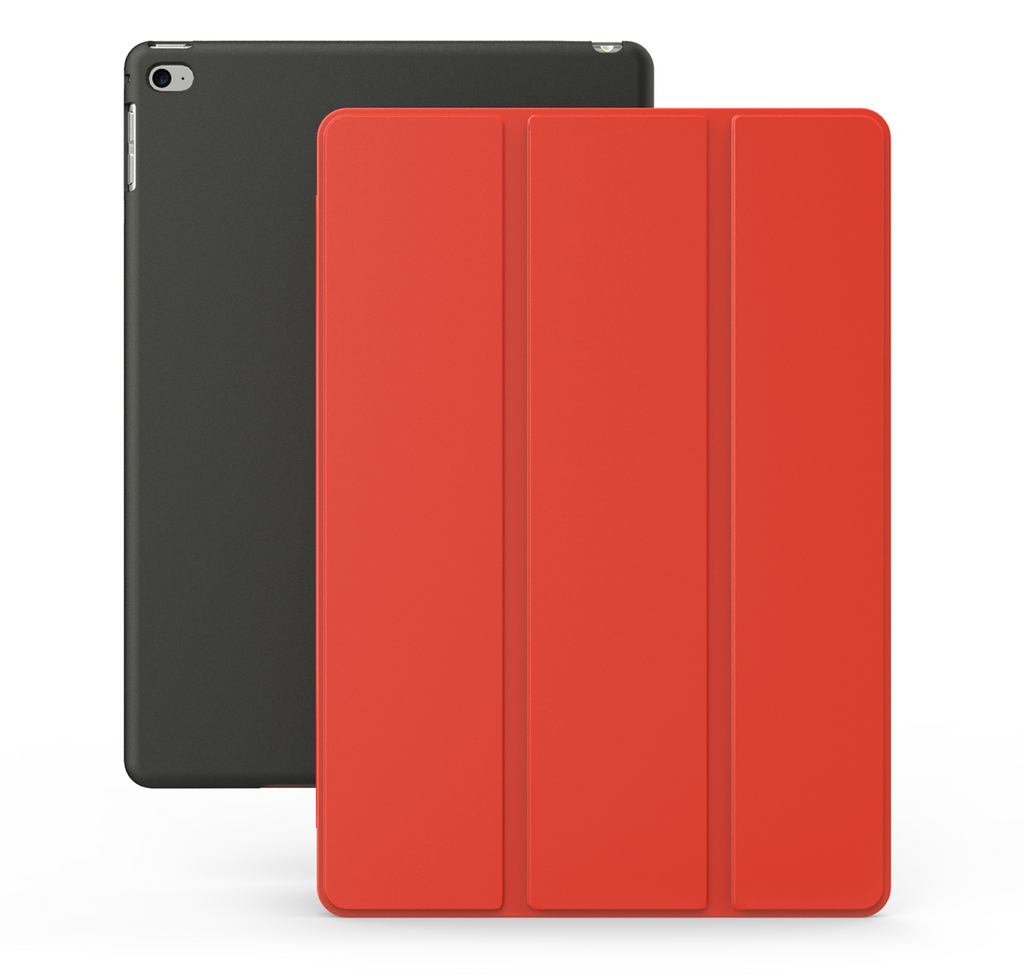 Dual Case For iPad Air 2 - Red / Black